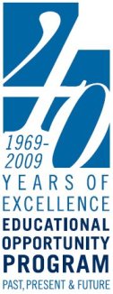 EOP 40th Anniversary vertical logo
